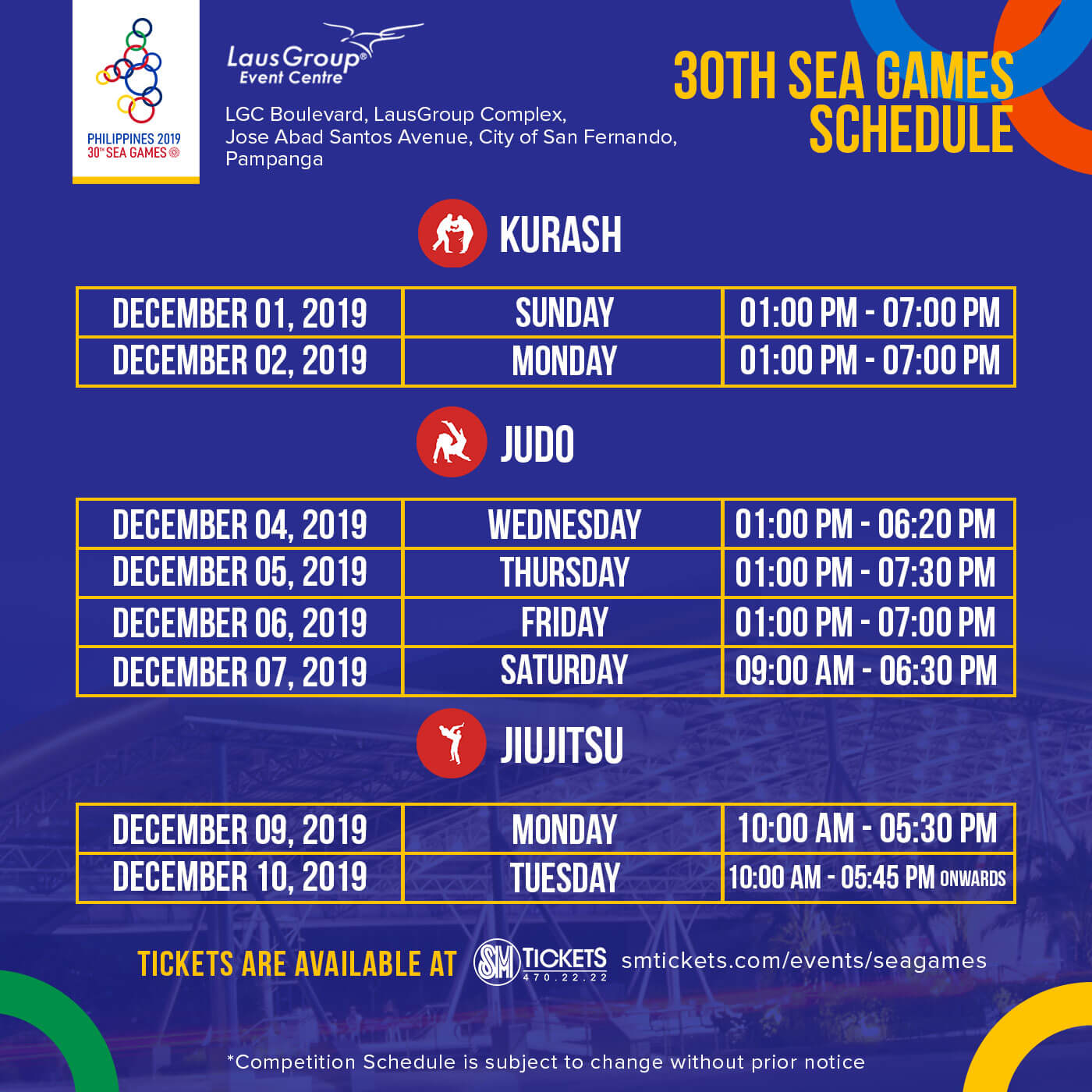 Game schedule store