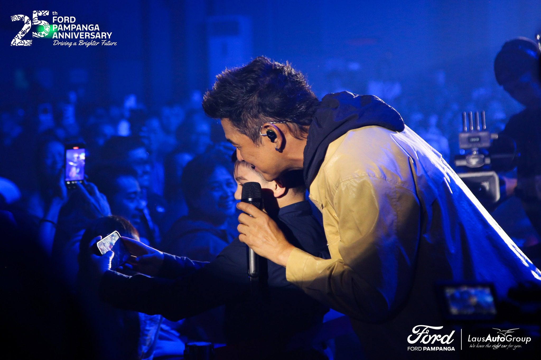 Hataw Pa with Gary V at the Ford Pampanga's 25th Anniversary green and grey obituary funeral photo invitation